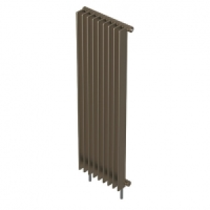 QRL Adagio Vertical Designer Radiator - Bronze 2000 x 400 mm &pound;206.24