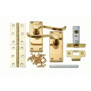 Wickes Paris Victorian Scroll Latch Handles Pair Set Polishe &pound;16.29