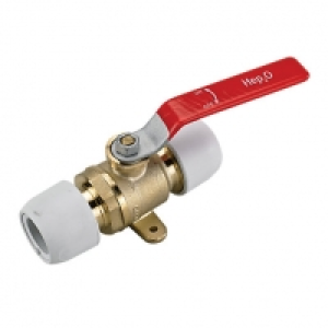 Hep2O Ball Valve Plated Brass 22 x 22mm £11.09