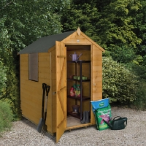 Forest Garden Apex Shiplap Dip Treated Shed 4 x 6 ft - with  £390.65