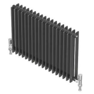 QRL Adagio Horizontal Designer Radiator - Anthracite 400 x 1