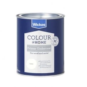 Wickes Colour @ Home Water-based Primer Undercoat Paint - Wh