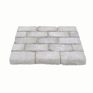 Marshalls Fairstone Tumbled Natural Stone Split Set Silver B