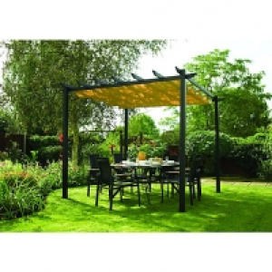Rowlinson Latina Retractable Polyester Fabric Canopy Grey -