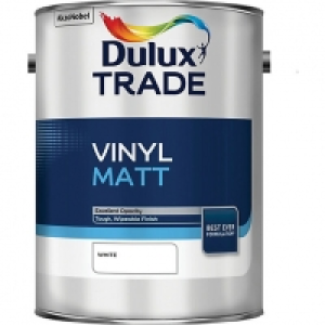 Dulux Trade Vinyl Matt Emulsion Paint - White 5L £24.60