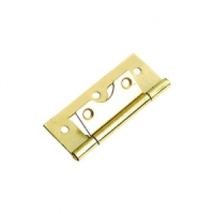 Wickes Flush Hinge Brass Plated 63mm 2 Pack £3.11