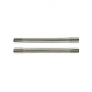 Wickes Key Hole Bar Handles Brushed Nickel Finish 184mm 2 Pa