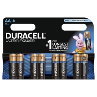 Wilko  Duracell Ultra Power Alkaline Batteries AA LR6 1.5V 8pk