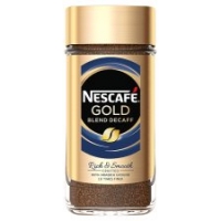 Tesco  Nescafe Gold Blend Decaffeinated Instant Coffee 200G