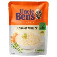 Tesco  Uncle Bens Microwave Express Long Grain Rice 250G