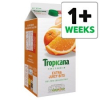 Tesco  Tropicana Orange Extra Juicy Bits Juice 1.6 Litre