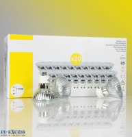 InExcess  Pack of 20 GU10 Halogen Eco Lamps/Bulbs 40w 300 lumen 2750k 