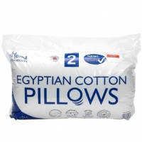 BMStores  Home Comforts Egyptian Cotton Pillows 2pk