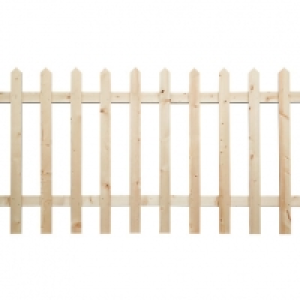 Wickes Palisade Picket Fence Kit 1.8m x 0.9m Untreated Timbe £27.99
