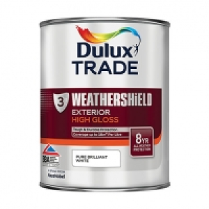 Dulux Trade Weathershield Gloss Paint - Pure Brilliant White £18.31
