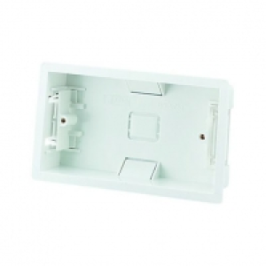 Wickes Dry Lining Box 2 Gang White 6 Pack £6.60