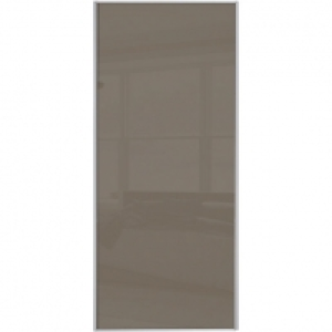 Wickes Sliding Wardrobe Door Silver Framed Single Panel Capp £109.00