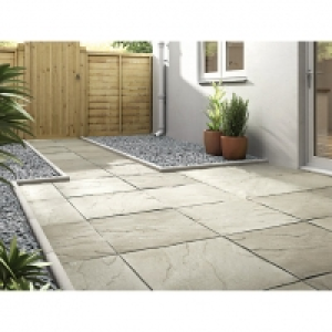 Marshalls Pendle Riven Grey 600 x 600 x 38mm Utility Paving  &pound;7.99