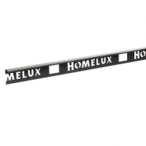 Homelux 10mm Metal Straight Edge Gun Metal Tile Trim £19.49