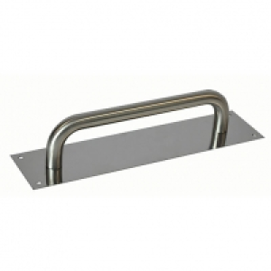 Wickes  4FireDoors Pull Handle Satin Stainless Steel 19mm