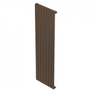 QRL Slieve Single Panel Vertical Designer Radiator - Bronze