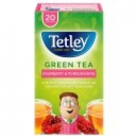 Asda Tetley Raspberry & Pomegranate Green Tea Bags