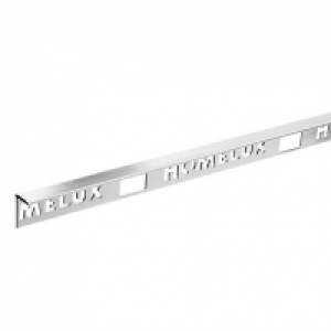 Homelux 12.5mm Metal Straight Edge Stainless Steel Effect Ti