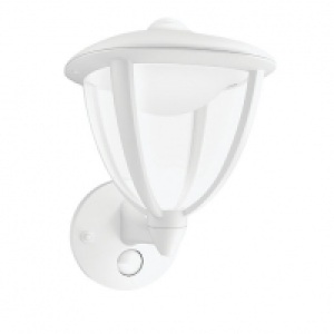 Robin Wall Lantern White 1 x 4.5W 230V PIR