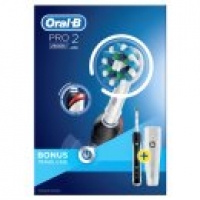 Asda Oral B Pro 2500 CrossAction Black Rechargeable Electric Toothbrush