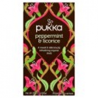Asda Pukka Peppermint & Licorice Herbal Tea Bags