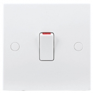 Wickes  British General 20A Double Pole Control Switch White