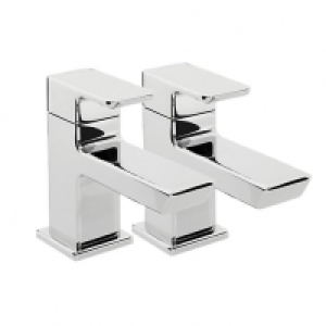 Wickes  Bristan Cobalt Bath Taps Chrome