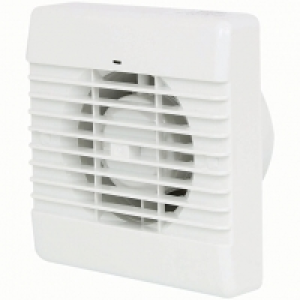 Wickes  Manrose Bathroom Fan with Timer 100mm White WK100TBC