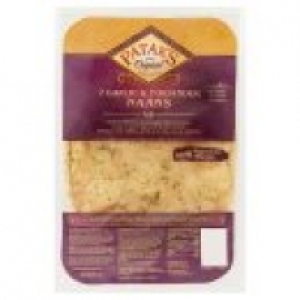 2 Garlic & Coriander Naans £1.00
