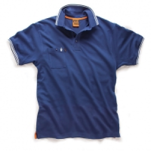 Scruffs Worker Polo Navy L
