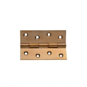 Wickes Phospor Bronze Washered Butt Hinge Polished Brass 100