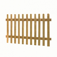 Wickes  Wickes Pale Picket Fence 1.83m x 0.91m Autumn Gold