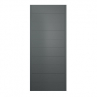 Wickes  Wickes Oslo External Hardwood Veneer Door Grey 2032 x 813mm
