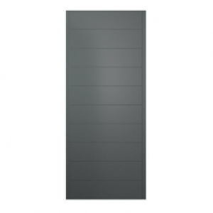 Wickes Oslo External Hardwood Veneer Door Grey 2032 x 813mm