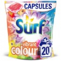 Asda Surf Vibrant Colour Capsules 20 Washes