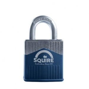 Squire 45mm solid diecast body c/w boron shackle padlock