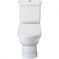 Wickes  Wickes Belize Toilet Pan, Cistern with Toilet Seat