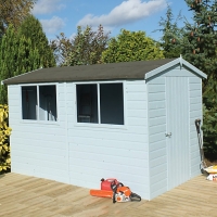 Wickes  Wickes Easy Assembly Timber Shiplap Apex Shed - 6 x 10 ft