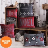 JTF  Luxury Christmas Cushions Assorted