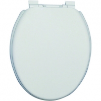 Wickes  Wickes White Thermoplastic Toilet Seat