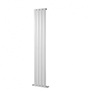 Wickes Haven Flat Panel Vertical Designer Radiator - White 1
