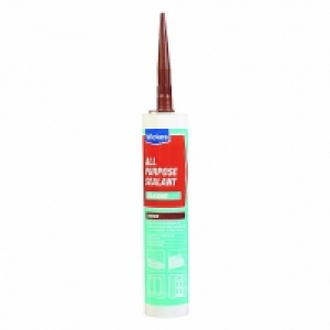 Wickes All Purpose Silicone Sealant Brown 310ml