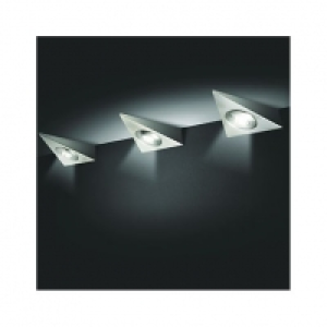 Wickes Bondi LED Brushed Chrome Under Cabinet Downlight - Pa