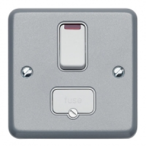 MK Metalclad 13A Dp Sw. Conn Unit/Neon
