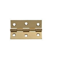 Wickes  Wickes Butt Hinge Brass Plated 76mm 20 Pack